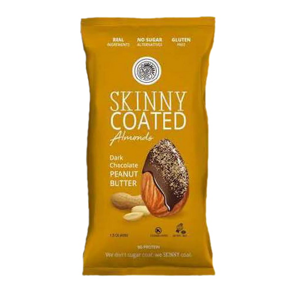 Skinny Coated Almonds Peanut Butter