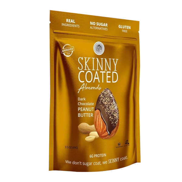 Skinny Coated Almonds Peanut Butter Snack Pouch