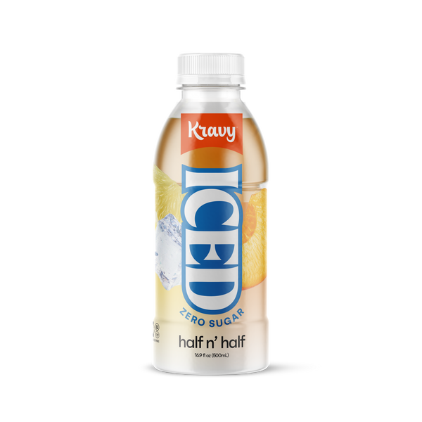 ICED Half & Half Zero Sugar Ice Tea. Case of 12
