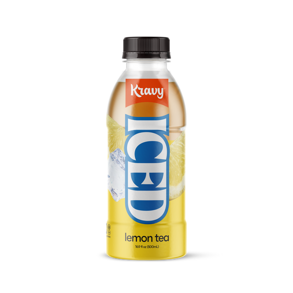 ICED Lemon Flavored Ice Tea. Case of 12