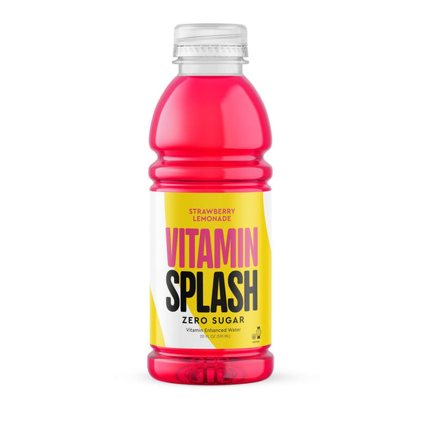 Vitamin Splash Strawberry Lemonade Zero Sugar Case of 12